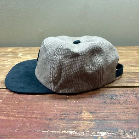 Brixton Brown and Black Cap. Suede brim and canvas cap. NEVER WORN! - Picture 3 of 7